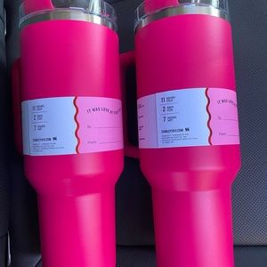 ❌SOLD❌Stanley Stainless Steel Tumbler Cosmo Pink